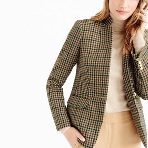 J. Crew Regent Plaid Blazer